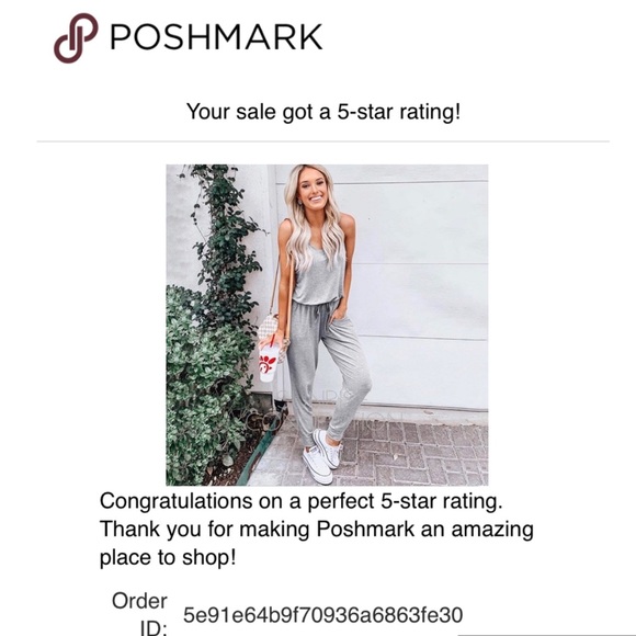 Last 1❤️Gray Anytime Jumpsuit - Picture 7 of 8